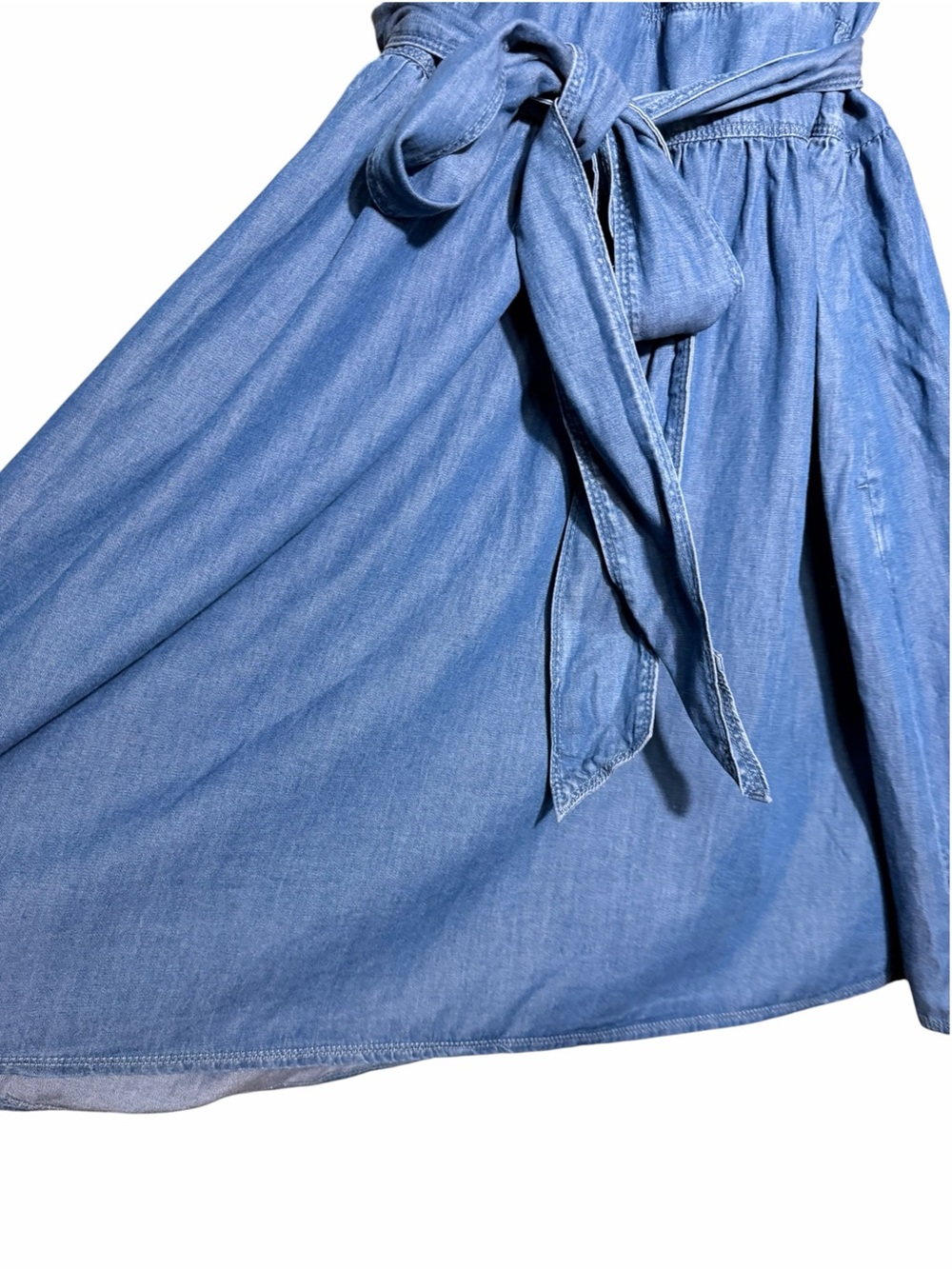 Lane Bryant Denim Wrap-Front Midi Dress - Picture 3 of 8